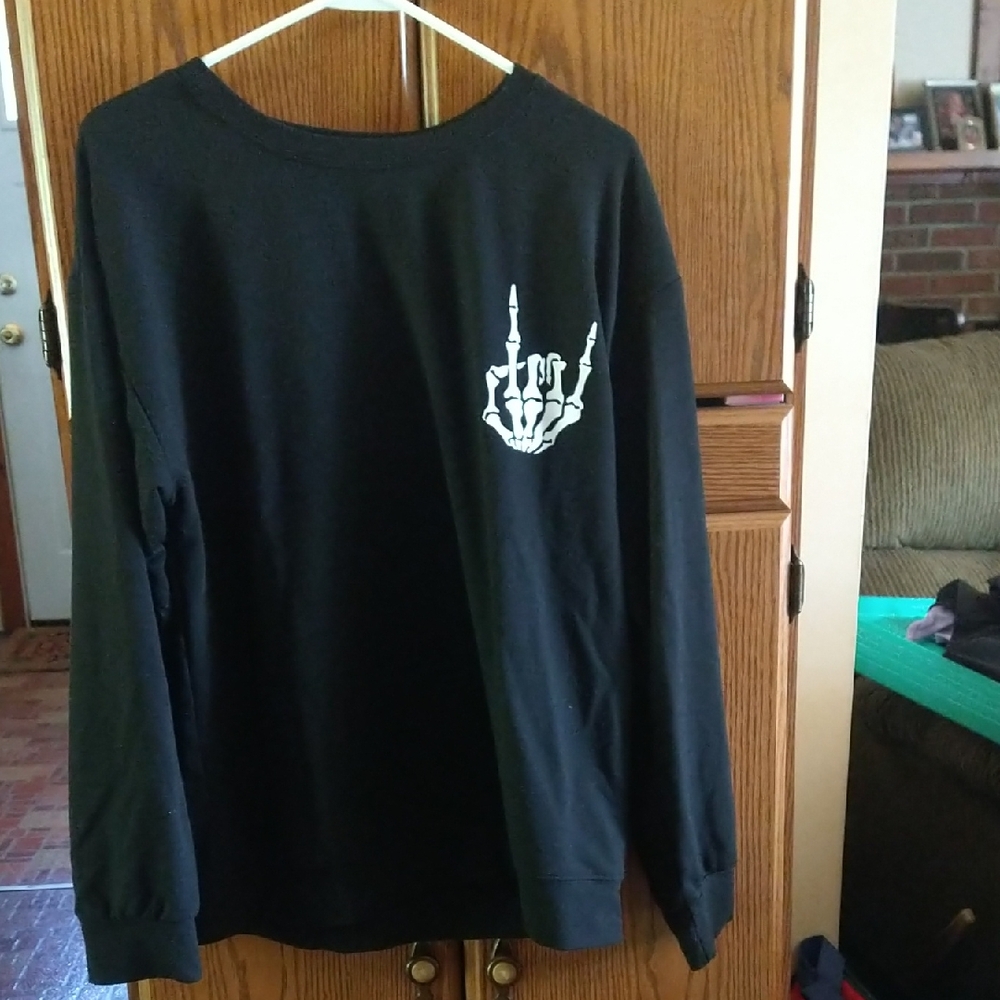Skeleton Hand Pullover
